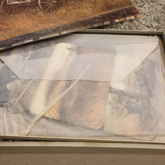 Country Moods Placemats & Coasters Set Washable & Reversible VTG - Picture 8 of 9